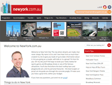 Tablet Screenshot of newyork.com.au
